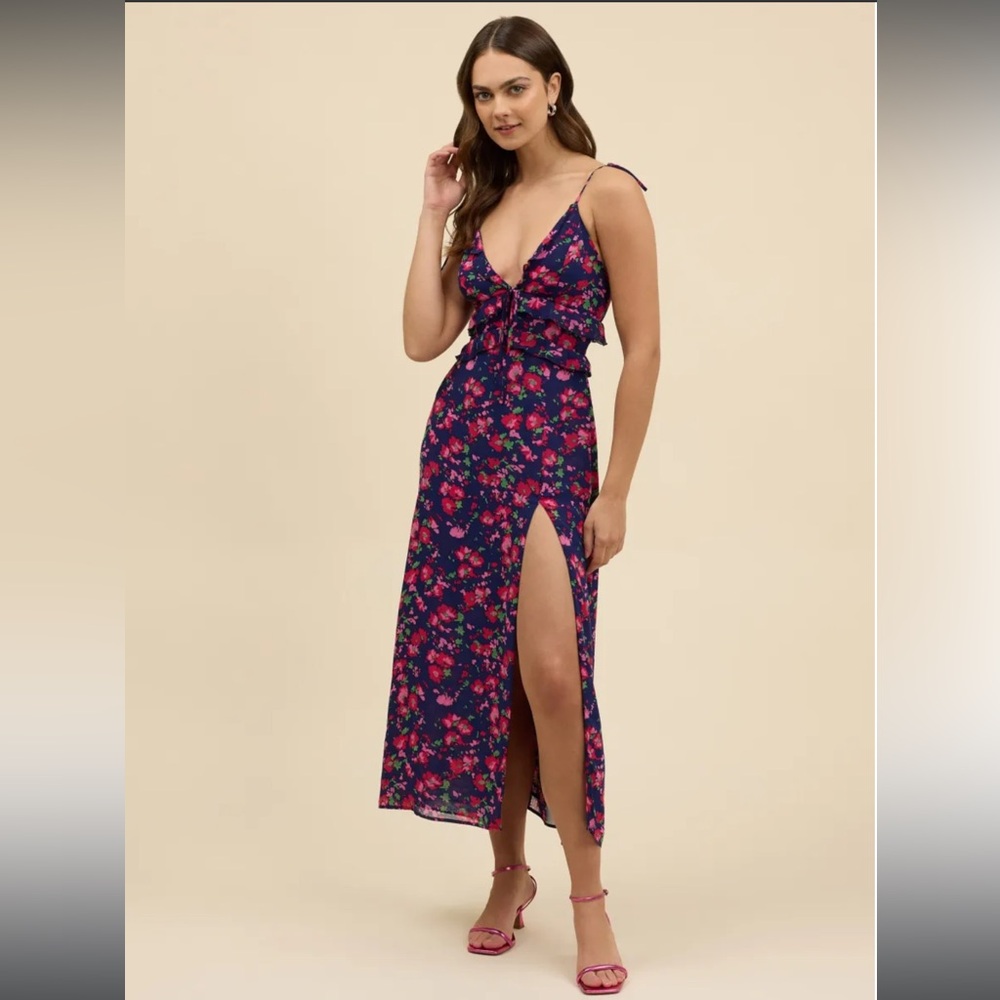 Park & Fifth Elsey Floral Midi Dress